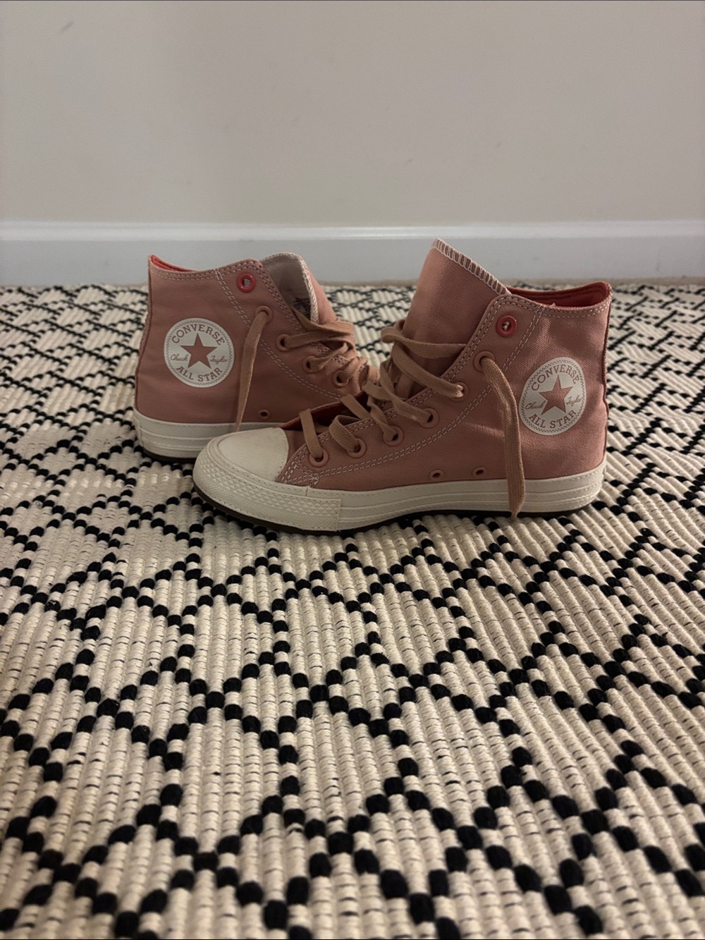 Converse High-Top Sneakers — Dusty Pink